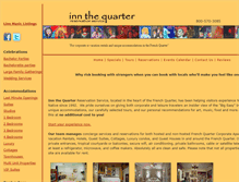 Tablet Screenshot of innthequarter.com